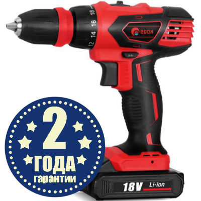 Шуруповерт акумуляторний Edon AD-18CUN