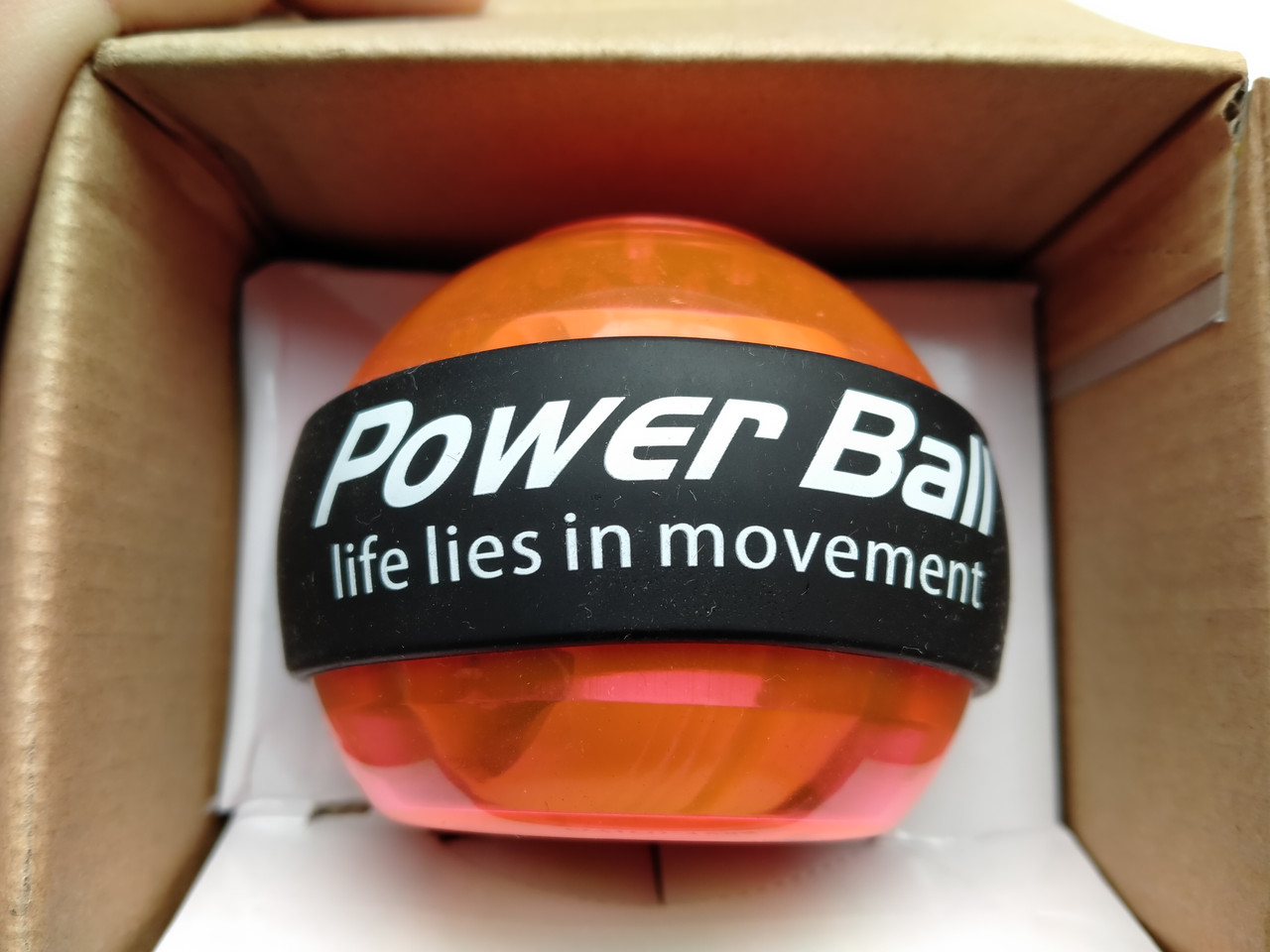 Power Ball тренажер для пензлів рук (метал, пластик, d-7 см, світний)