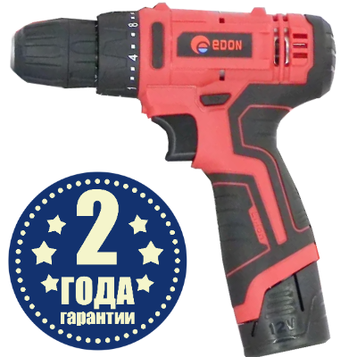 Шуруповерт акумуляторний Edon AD-1201