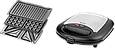 Мультимейкер ECG S 299 Black 3в1 (сендвичница, вафельниця, гриль, 700Вт, Чехія), фото 3