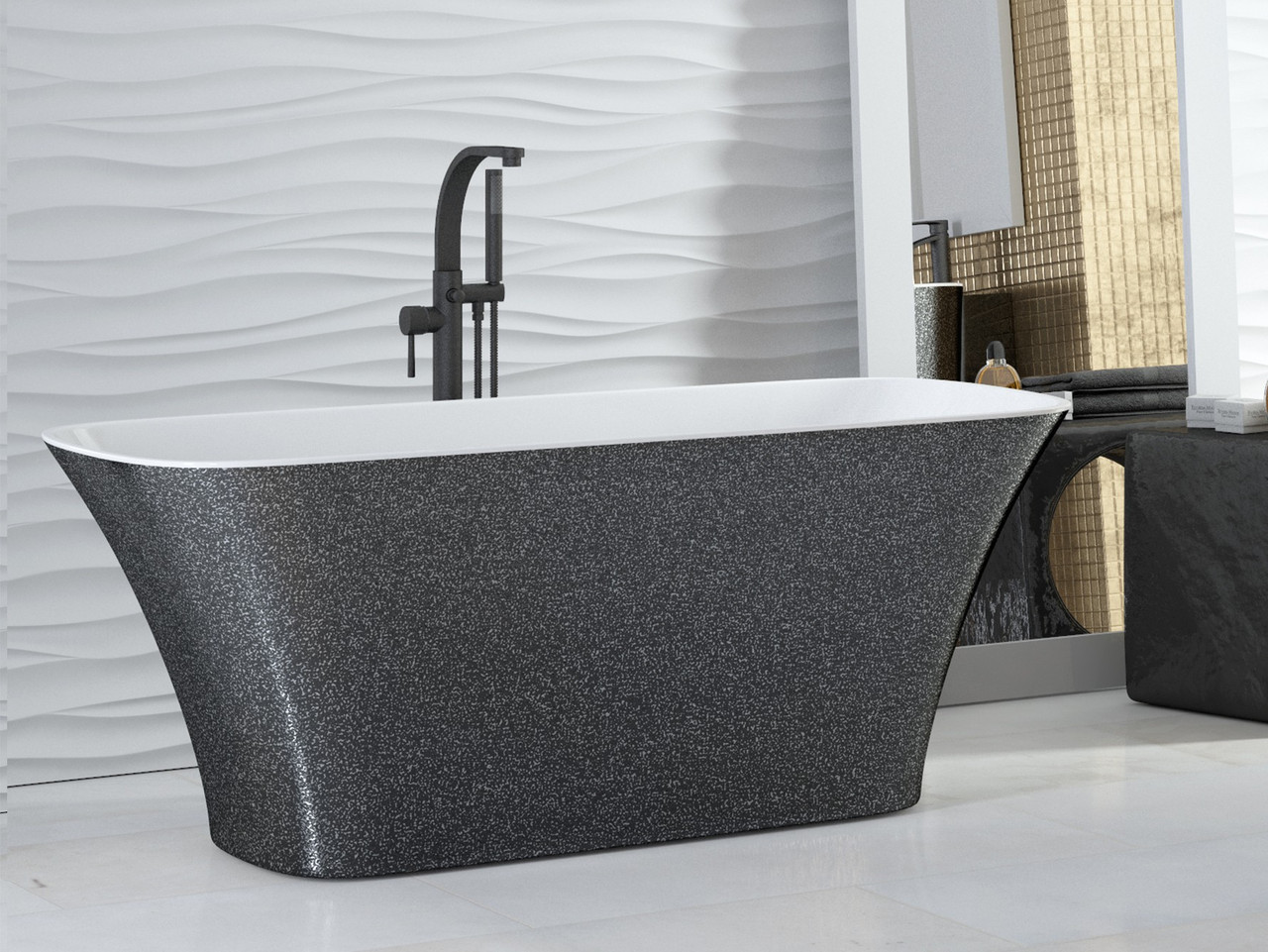 Ванна окремо стоїть ASSOS 160х70х64 см BESCO PMD AMBITION