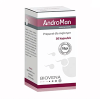 AndroMan Препарат Для Повышения Мужской Фертильности 30 кап Bioveanа Health Польша Доставка из ЕС