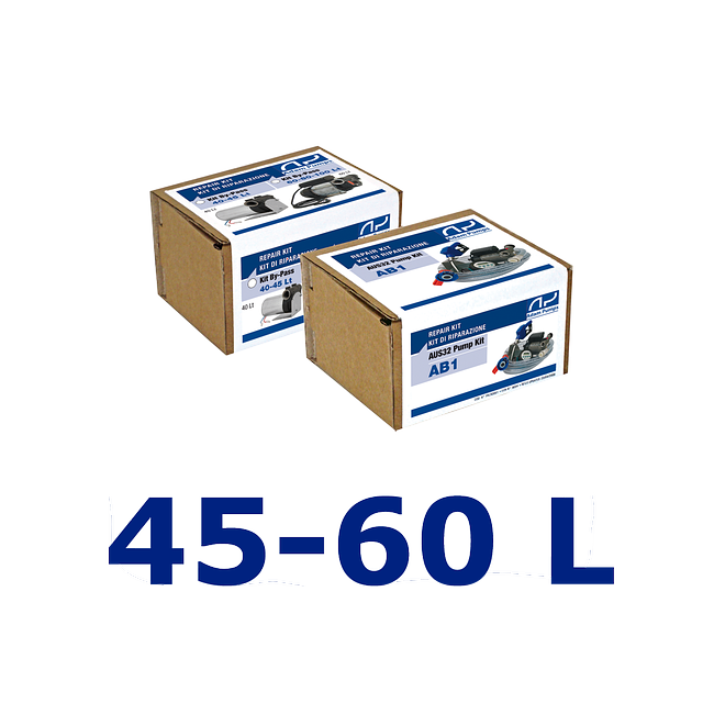 KIT 45-60 — Ремкомплект для насосів продуктивністю 45-60 л/хв (Adam Pumps)