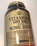 Вітамін С і екстракт шипшини Солгар Solgar Vitamin C 500 mg with Rose Hips 250 таблеток, фото 2