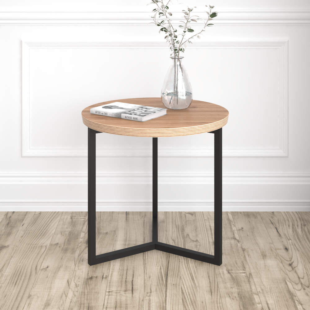 Підстіль для журнального столу з металу, H=450mm, Ø = 500 mm (труба: 20x20x1,2mm), фото 1