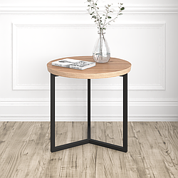 Підстіль для журнального столу з металу, H=450mm, Ø = 500 mm (труба: 20x20x1,2mm)