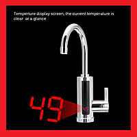 Бойлер Кран з екраном хром.пластик (Delimano) нижнє підключення RX 011, фото 3