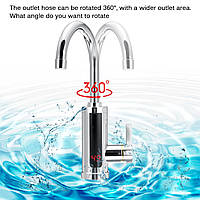 Бойлер Кран з екраном хром.пластик (Delimano) нижнє підключення RX 011, фото 4