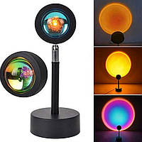 Лампа LED для селфи ефект сонця (23см) Sunset Lamp, фото 3