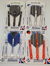 Дартс набір для дротиків (оперення +хвостовики Twin pack) Harrows Англія, фото 3