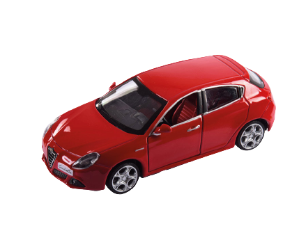 Металева машинка Alfa Romeo Giulietta зі світлом і звуком 68315