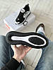 Чоловіча кроссівки Nike Air Max 720 Black White Найк Аір Макс чорно-білі модні весна осінь, фото 10