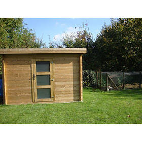 Оригінальний госпблок, готовий дачний сарай 2.4х2,4 м. від виробника Modern barn - 03