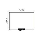 Оригінальний госпблок, готовий дачний сарай 3.3х2,4 м. від виробника Modern barn - 04, фото 3