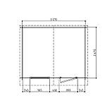 Оригінальний госпблок, готовий дачний сарай 3.0х2,5 м. від виробника Modern barn - 08, фото 2