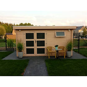 Оригінальний госпблок, готовий дачний сарай 3.3х4,2 м. від виробника Modern barn - 18