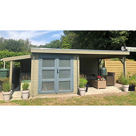 Оригінальний госпблок, готовий дачний сарай 3.3х5,4 м. від виробника Modern barn - 23