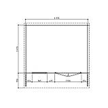 Оригінальний госпблок, готовий дачний сарай 4.2х3,3 м. від виробника Modern barn - 29, фото 2