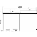 Оригінальний госпблок, готовий дачний сарай 6.3х3,3 м. від виробника Modern barn - 30, фото 2