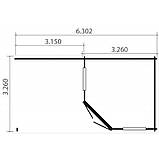 Оригінальний госпблок, готовий дачний сарай 6.3х3,3 м. від виробника Modern barn - 33, фото 3
