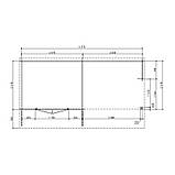 Оригінальний госпблок, готовий дачний сарай 6.3х2,7 м. від виробника Modern barn - 34, фото 2