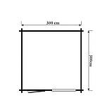 Оригінальний госпблок, готовий дачний сарай 3.0х3,0 м. від виробника Modern barn - 35, фото 2