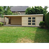 Оригінальний госпблок, готовий дачний сарай 8.2х3,3 м. від виробника Modern barn - 37, фото 2