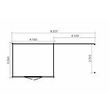 Оригінальний госпблок, готовий дачний сарай 8.2х3,3 м. від виробника Modern barn - 37, фото 3