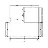Оригінальний госпблок, готовий дачний сарай 6.3х6,2 м. від виробника Modern barn - 40, фото 2