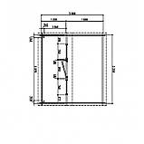 Оригінальний госпблок, готовий дачний сарай 3.0х3,4 м. від виробника Modern barn - 44, фото 2