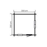 Оригінальний госпблок, готовий дачний сарай 3.0х3,0 м. від виробника Modern barn - 45, фото 2