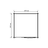 Оригінальний госпблок, готовий дачний сарай 3.4х3,4 м. від виробника Modern barn - 49, фото 2