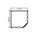 Оригінальний госпблок, готовий дачний сарай 3.0х3,0 м. від виробника Modern barn - 52, фото 2