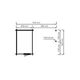 Оригінальний госпблок, готовий дачний сарай 5.0х3,0 м. від виробника Modern barn - 56, фото 2