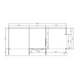 Оригінальний госпблок, готовий дачний сарайСовременный сарай 8.7х3,3 м. від виробника Modern barn - 58, фото 2