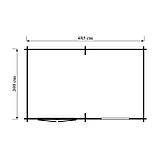 Оригінальний госпблок, готовий дачний сарай 4.9х3,0 м. від виробника Modern barn - 60, фото 2