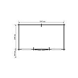 Оригінальний госпблок, готовий дачний сарай 5.5х3,0 м. від виробника Modern barn - 70, фото 2