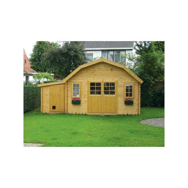 Оригінальний госпблок, готовий дачний сарай 5.5х3,4 м. від виробника Modern barn - 75, фото 1