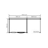 Оригінальний госпблок, готовий дачний сарай 7.0х3,0 м. від виробника Modern barn - 76, фото 2