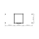 Оригінальний госпблок, готовий дачний сарай 9.0х3,0 м. від виробника Modern barn - 78, фото 2