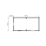 Оригінальний госпблок, готовий дачний сарай 6.0х3,0 м. від виробника Modern barn - 79, фото 2