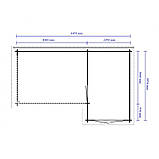 Оригінальний госпблок, готовий дачний сарай 6.5х4,0 м. від виробника Modern barn - 80, фото 2