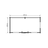 Оригінальний госпблок, готовий дачний сарай 6.0х3,0 м. від виробника Modern barn - 81, фото 2