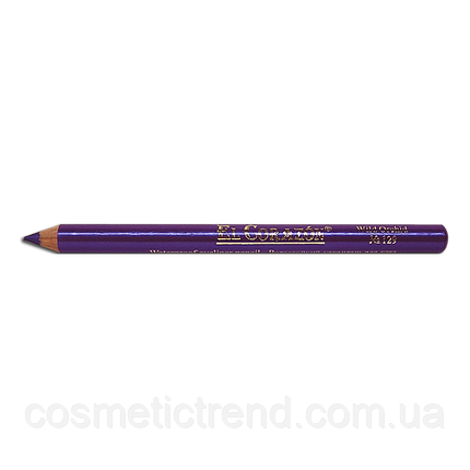 Олівець для очей водостійкий дерев'яний фіолетовий Wild Orchid No129 El Corazon eyeliner pencil (розпродажу), фото 1