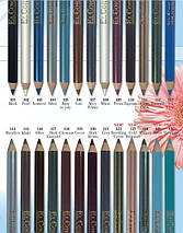 Карандаш для глаз водостойкий деревянный Murena №131 El Corazon Waterproof eyeliner pencil (распродажа), фото 2