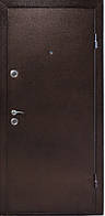 Дверь входная СТРАЖ Металл/МДФ Венге Правая 960Х2050 мм №271, порошковая покраска