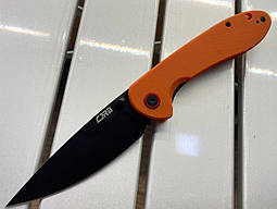 Ніж CJRB Feldspar Black Blade, AR-RPM9 Steel orange
