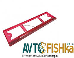 Рамка під номер з підсвіткою червона LED (діодна)