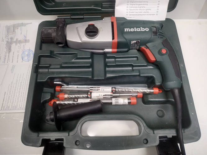 Купити Легкий перфоратор Metabo KHE 2443 800Вт з плавним пуском, ціна ...