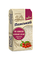 Рис «Камолино» шлифованный круглый. Сорт экстра. ТМ "Хуторок панский" 1кг